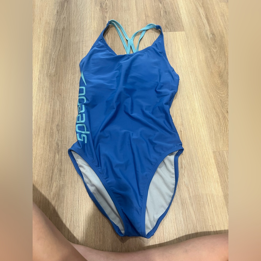 Speedo Blue Performance One-Piece Swimsuit